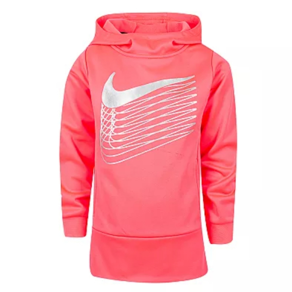 Nike Little Girls Therma Fleece Tunic Hoodie